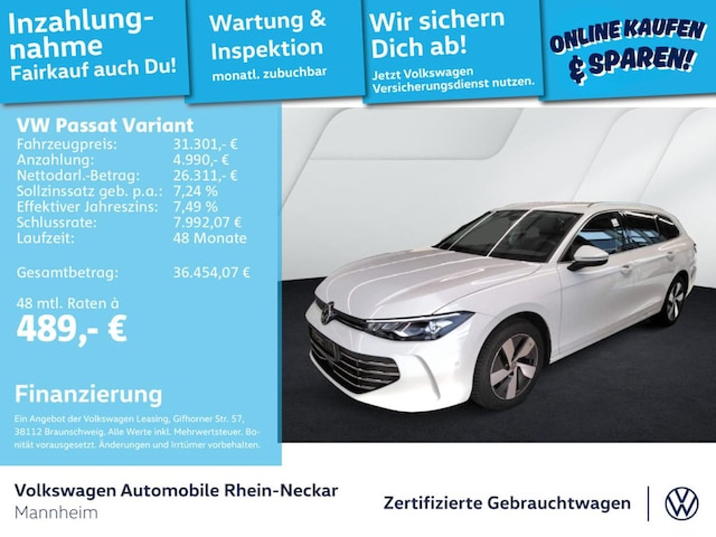 Volkswagen Passat 2025 Benzine