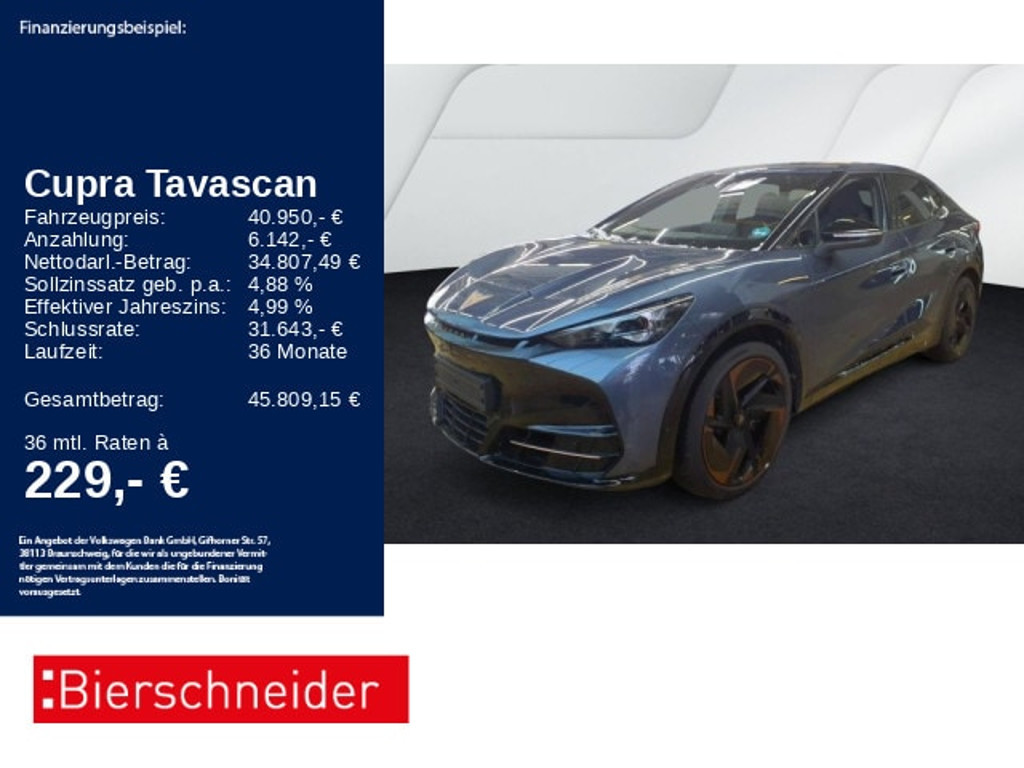Cupra Tavascan 2025 Elektrisch