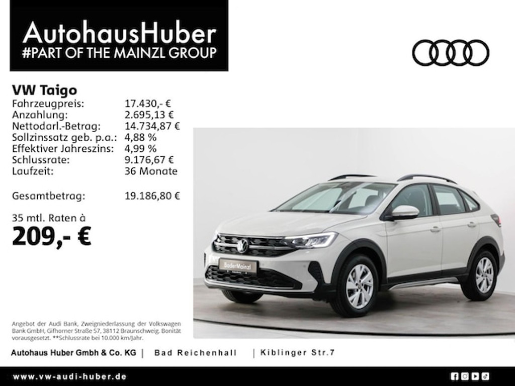 Volkswagen Taigo 2022 Benzine