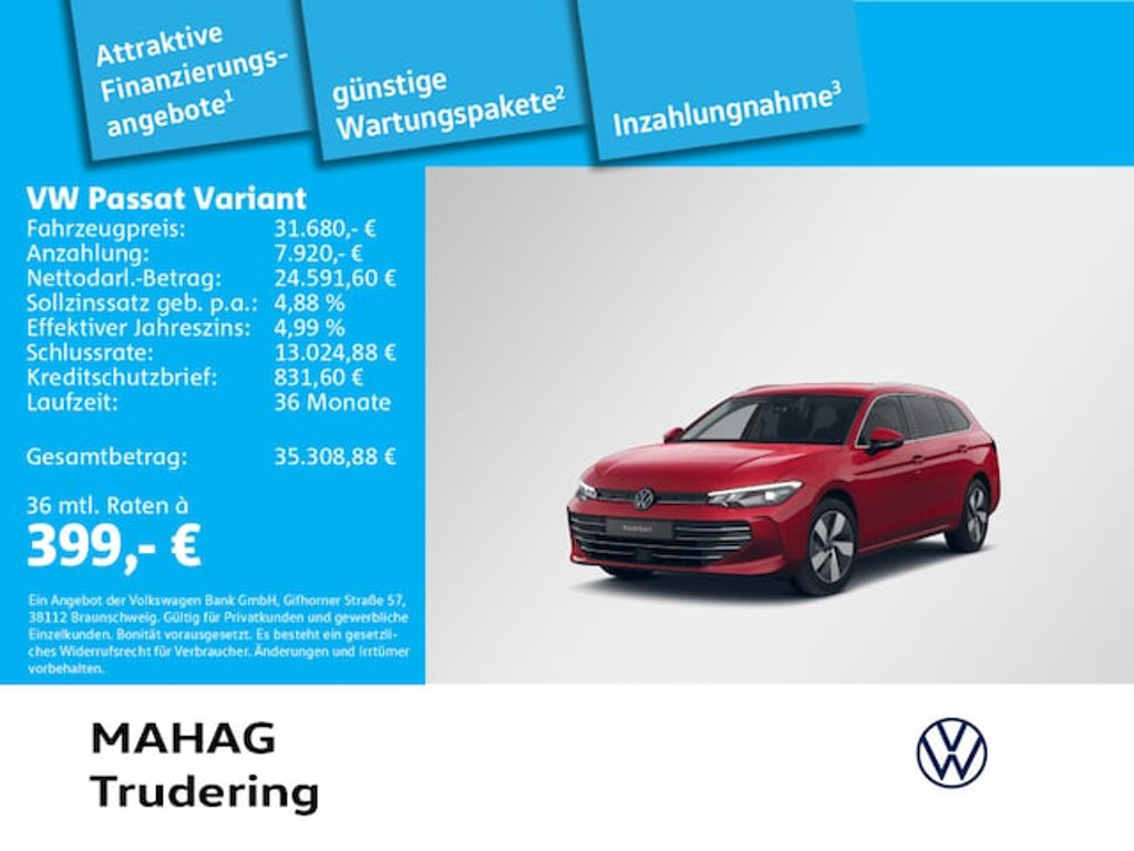 Volkswagen Passat 2025 Benzine