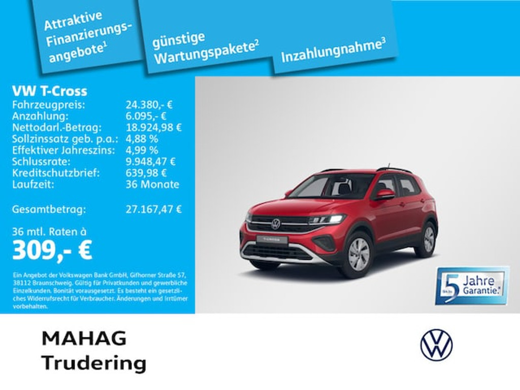 Volkswagen T-Cross 2024 Benzine
