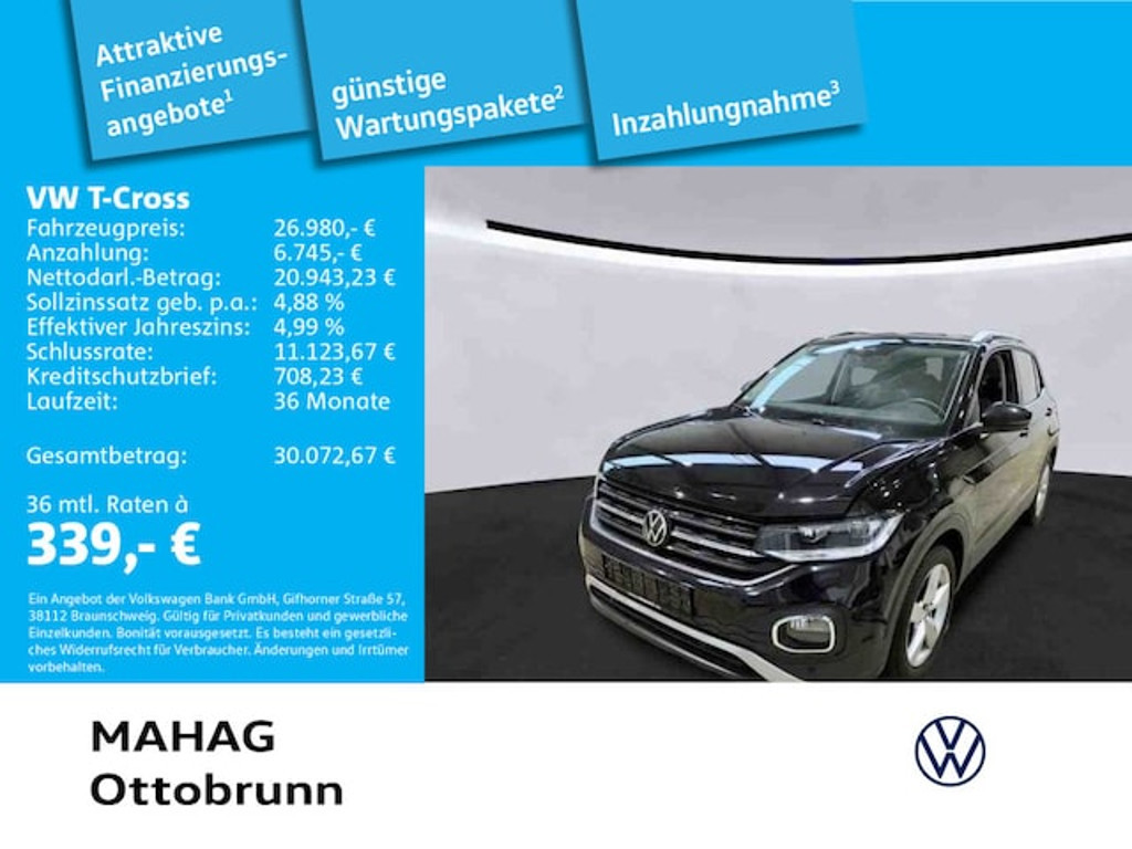 Volkswagen T-Cross 2022 Benzine