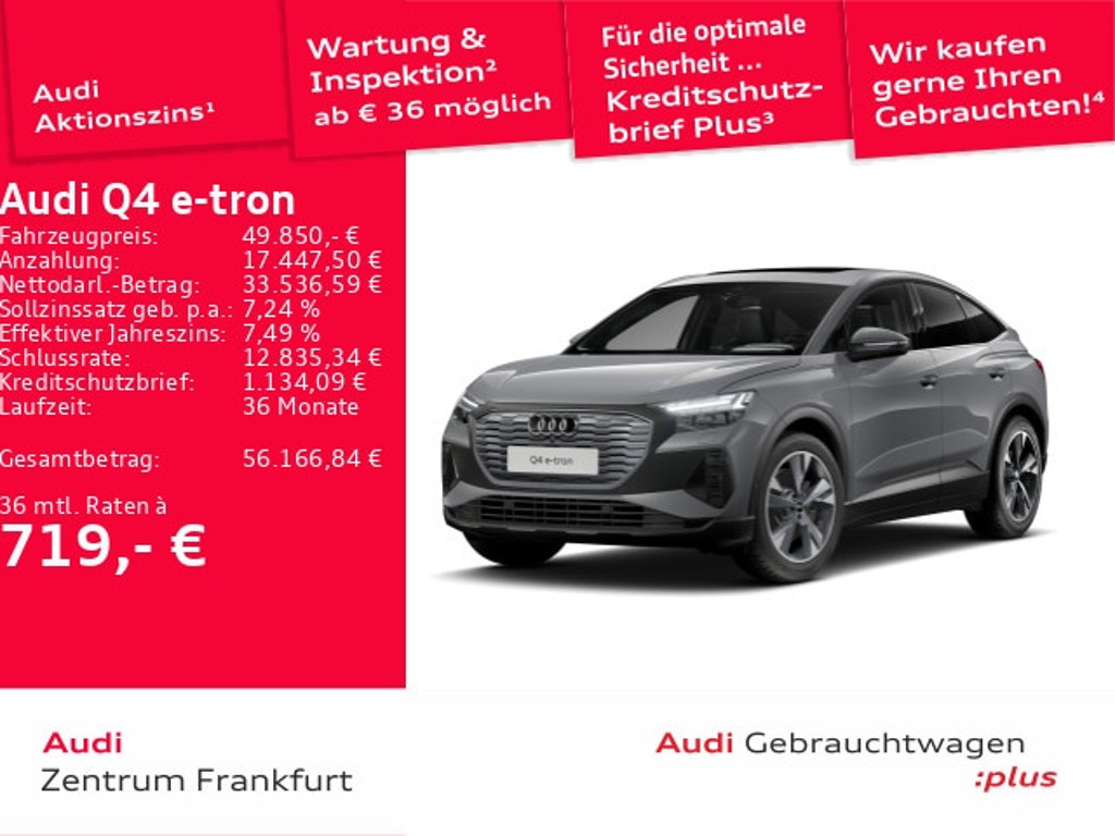 Audi Q4 e-tron 2025 Elektrisch