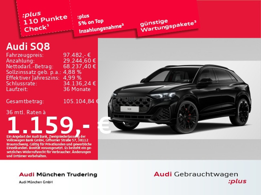 Audi SQ8 2024 Benzine