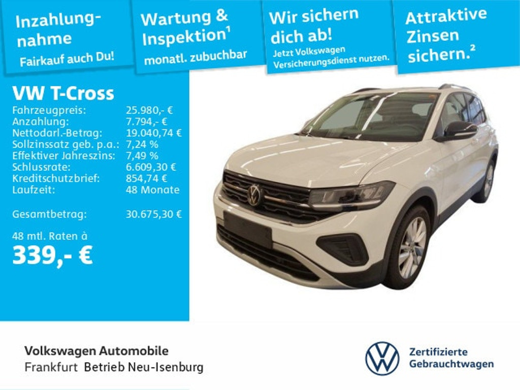 Volkswagen T-Cross 2025 Benzine