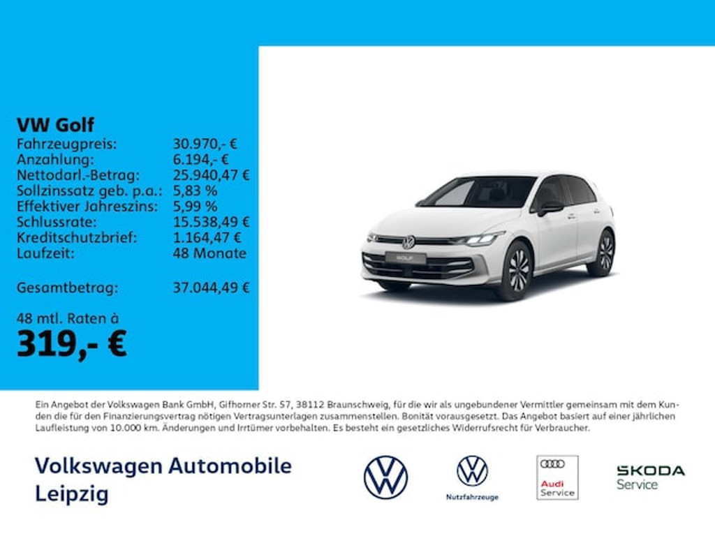 Volkswagen Golf 2025 Benzine