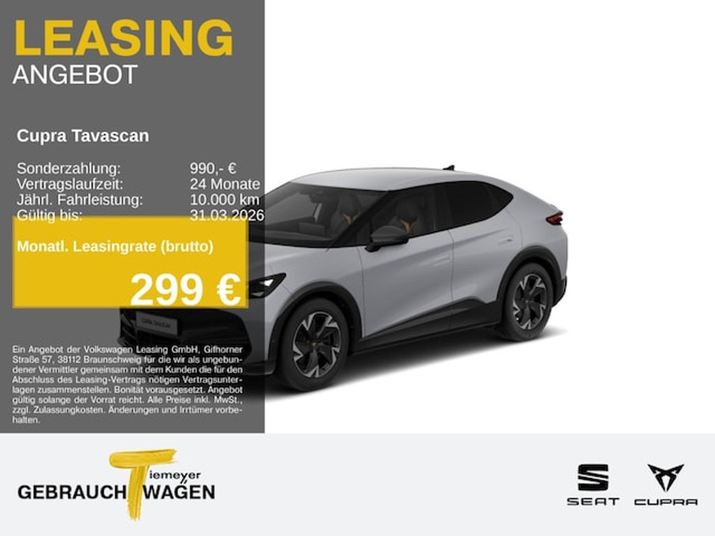 Cupra Tavascan 2025 Elektrisch