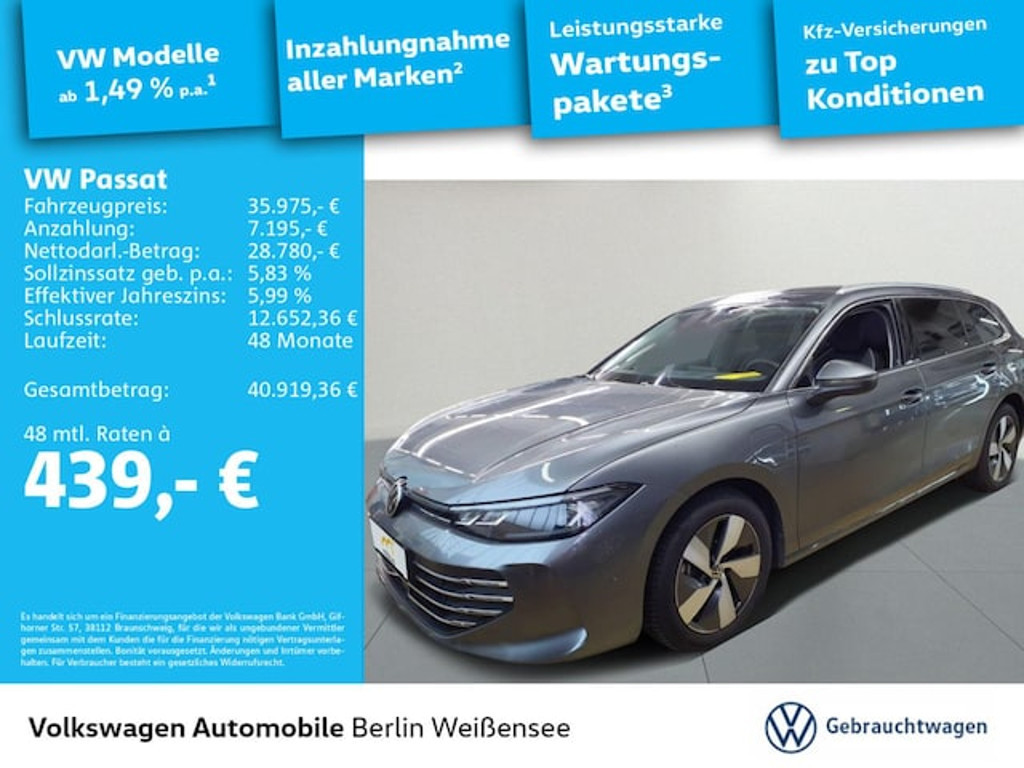 Volkswagen Passat 2025 Hybride Benzine