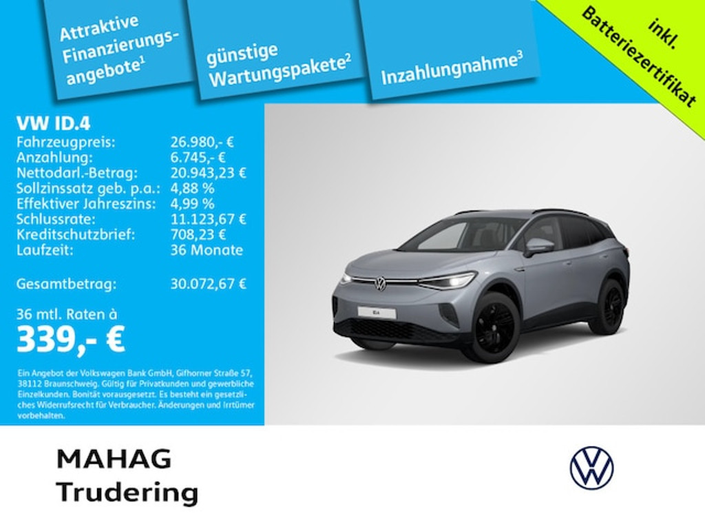 Volkswagen ID.4 2022 Elektrisch