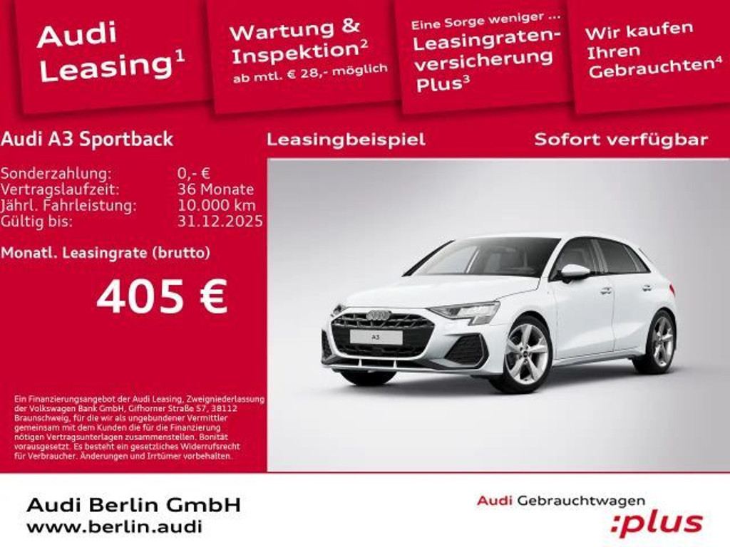 Audi A3 2025 Benzine