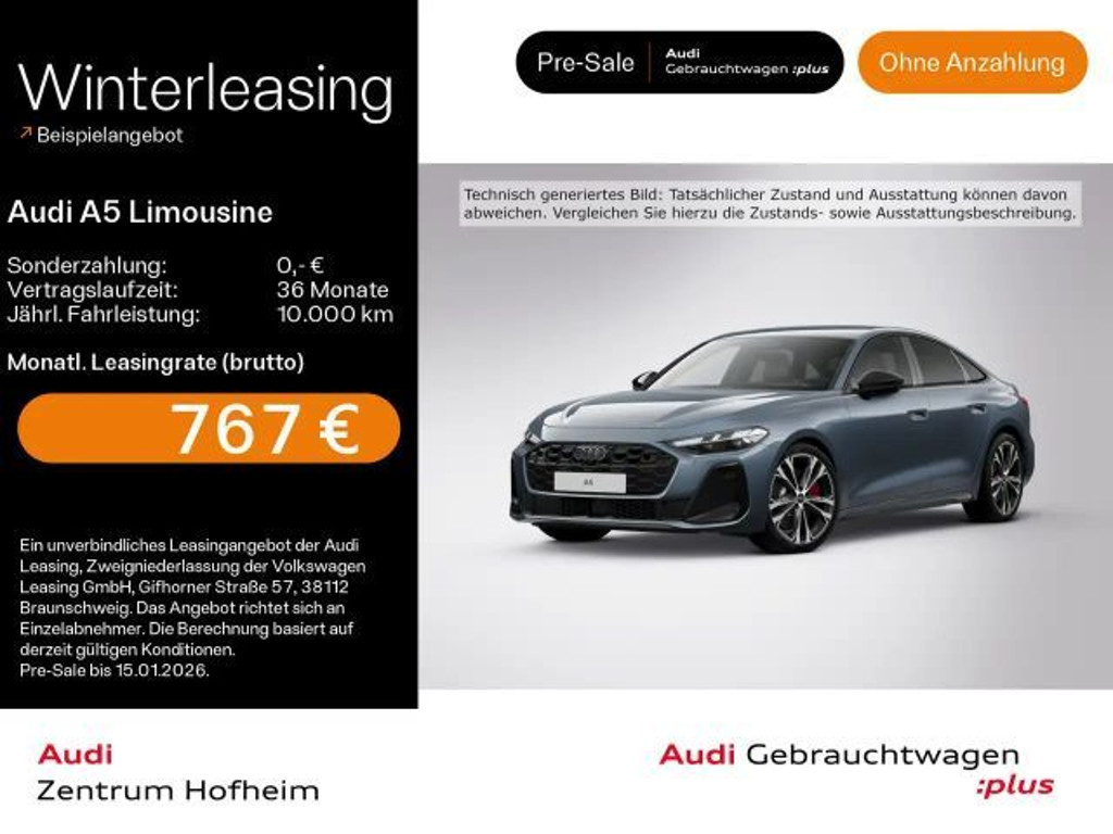 Audi A5 2025 Hybride Benzine