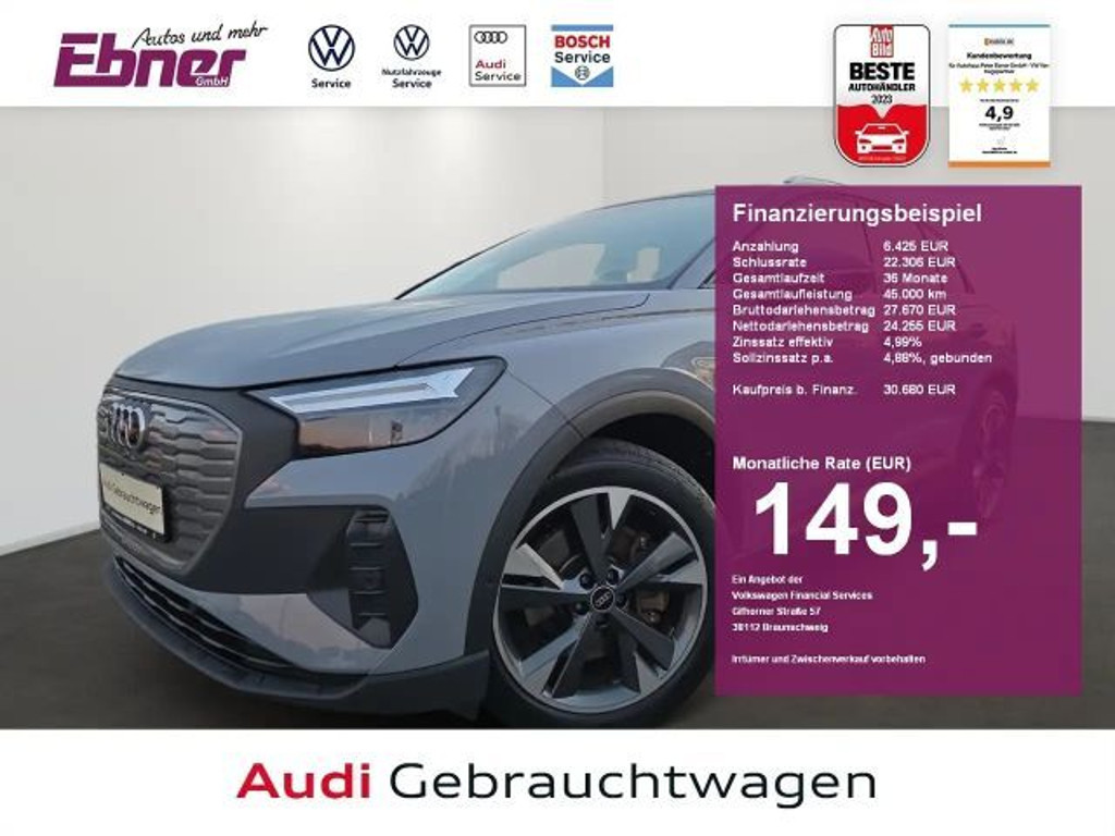 Audi Q4 e-tron 2022 Elektrisch