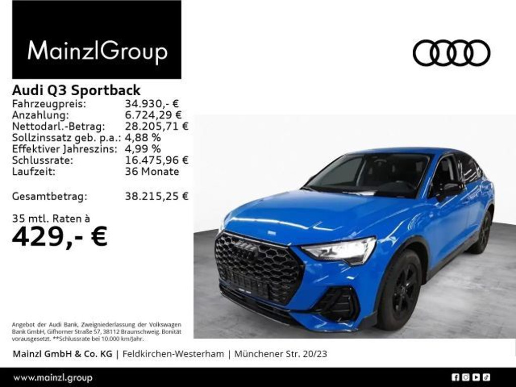 Audi Q3 2023 Benzine