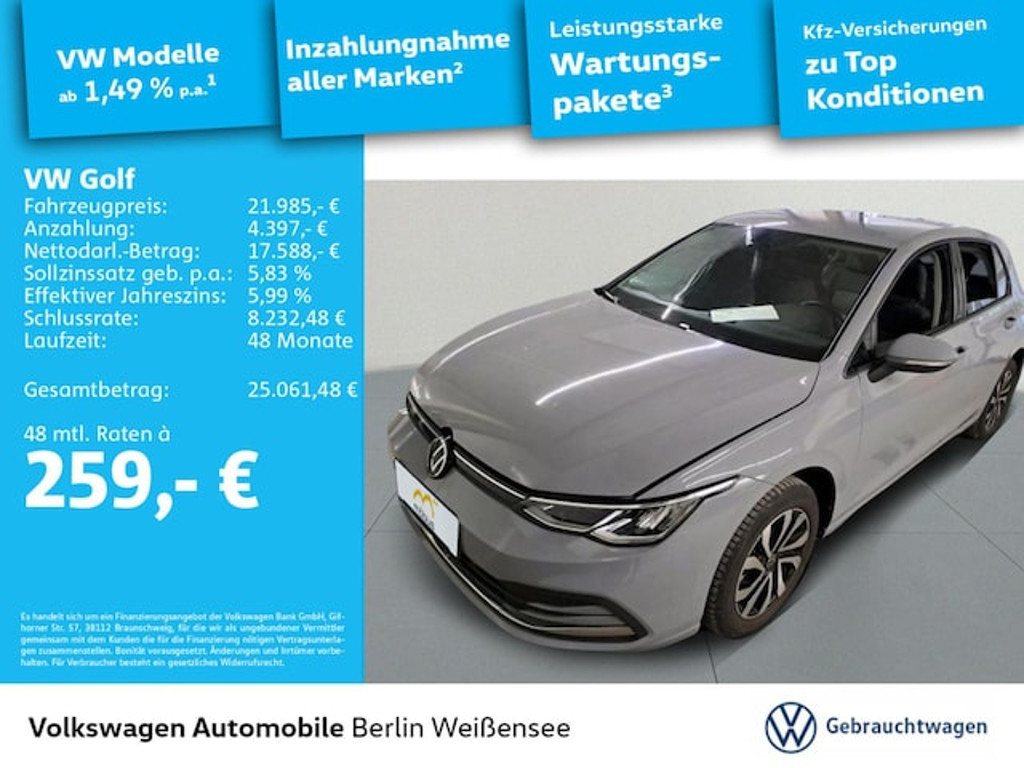 Volkswagen Golf 2023 Benzine