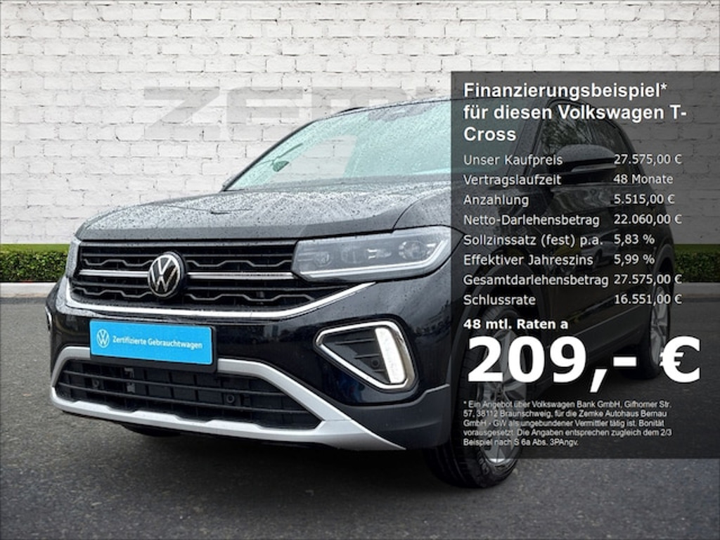 Volkswagen T-Cross 2025 Benzine