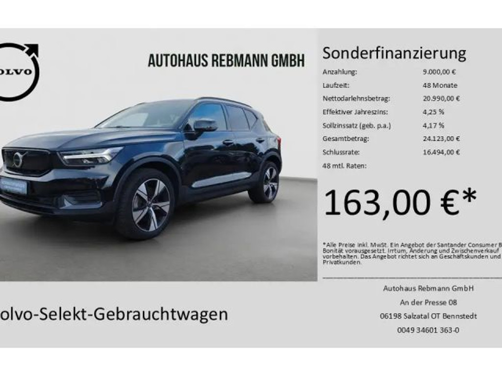 Volvo XC40 2022 Elektrisch