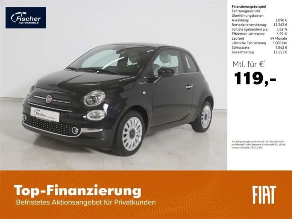 Fiat 500 2022 Benzine