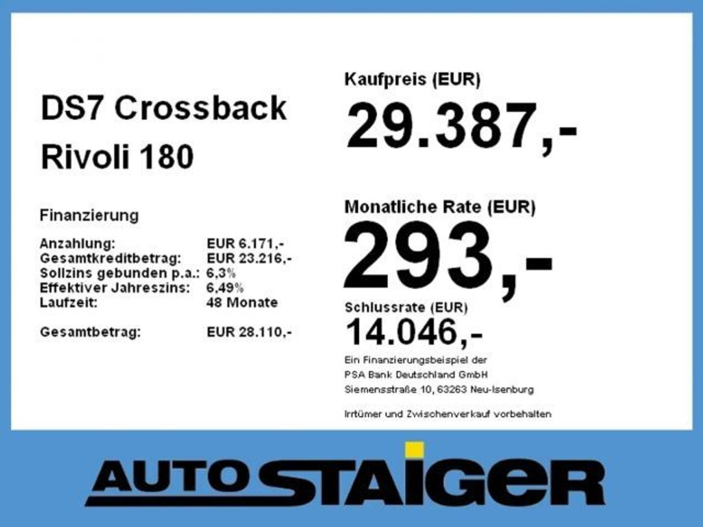 DS DS 7 Crossback