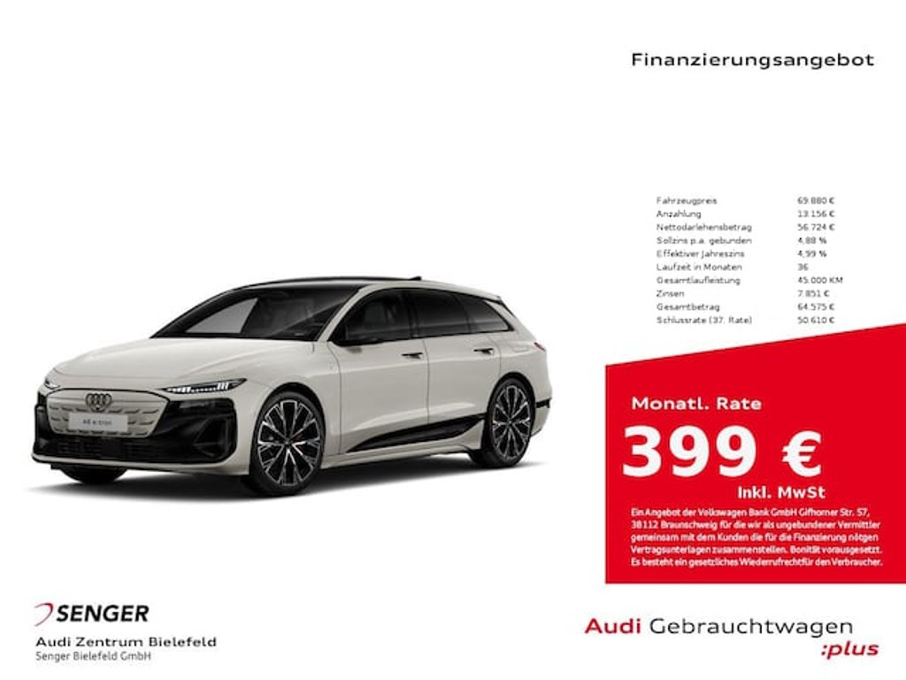 Audi A6 e-tron 2025 Elektrisch