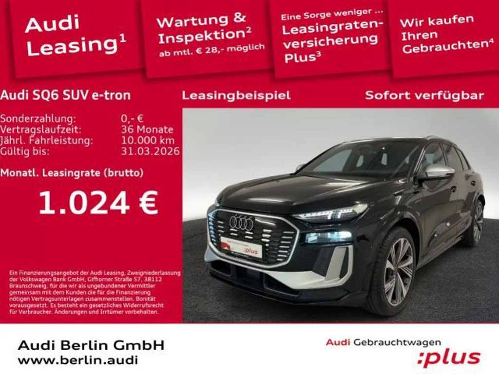 Audi SQ6 e-tron 2025 Elektrisch