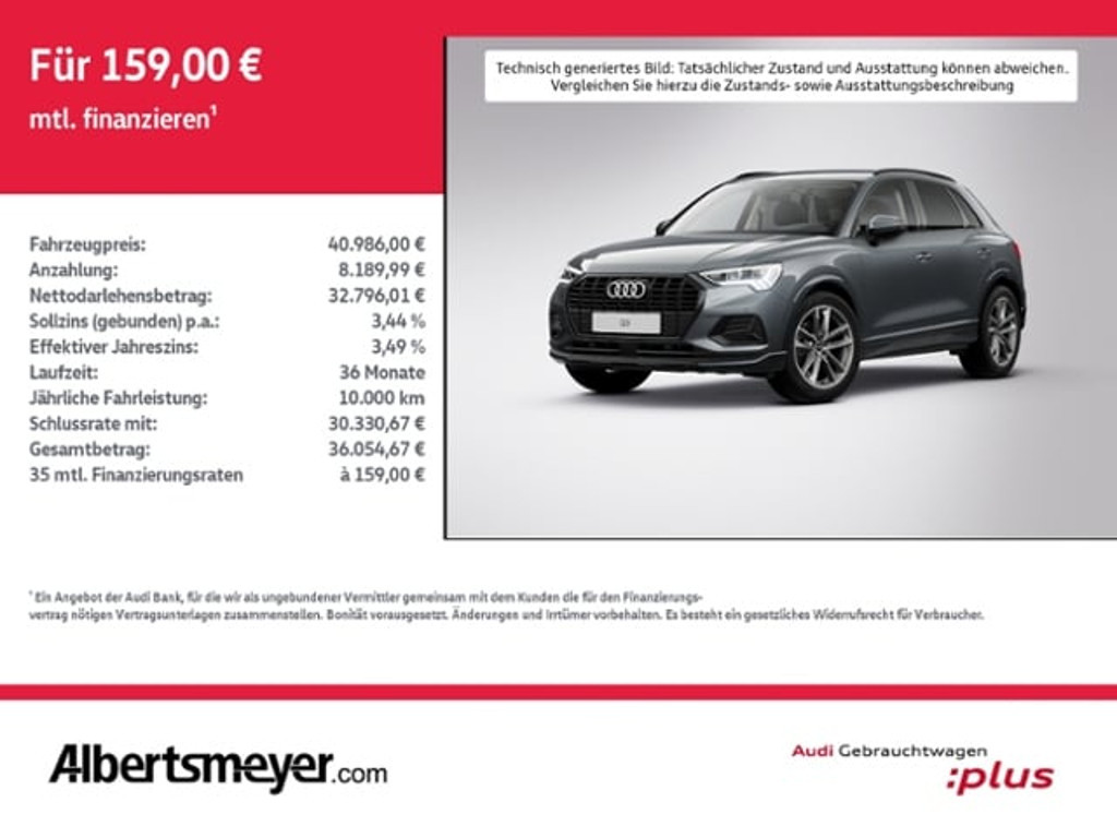 Audi Q3 2025 Benzine
