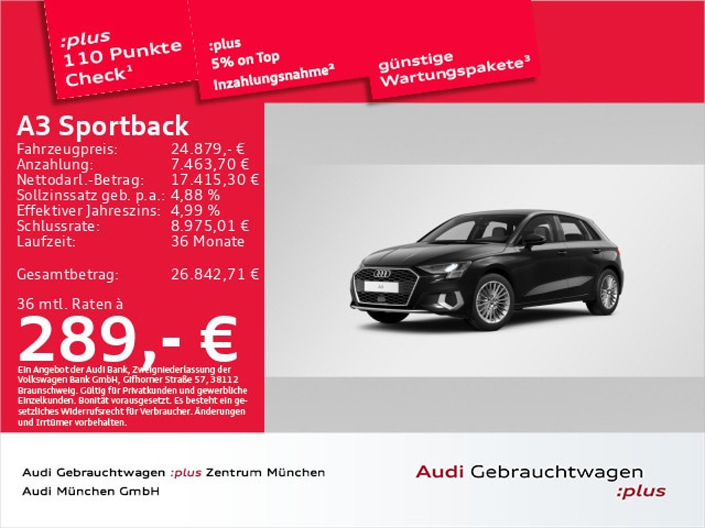 Audi A3 2023 Benzine