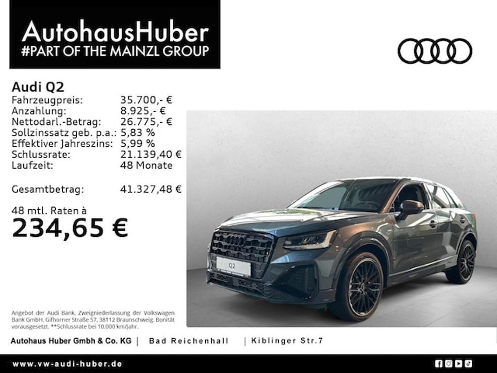 Audi Q2 2025 Benzine