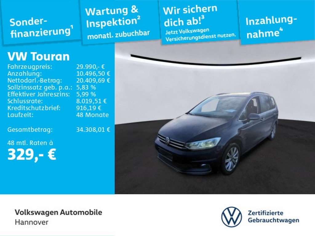 Volkswagen Touran 2022 Benzine