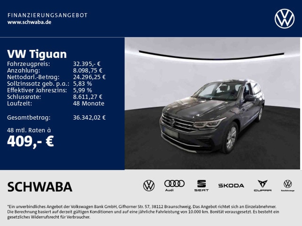 Volkswagen Tiguan 2022 Benzine