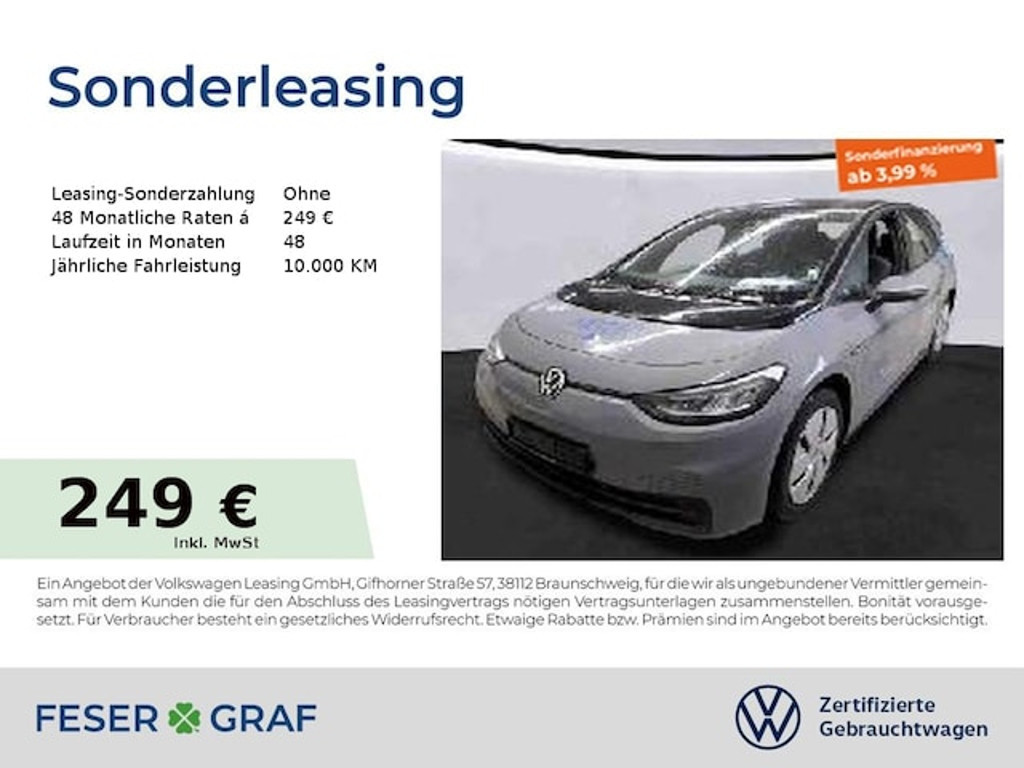 Volkswagen ID.3 2022 Elektrisch