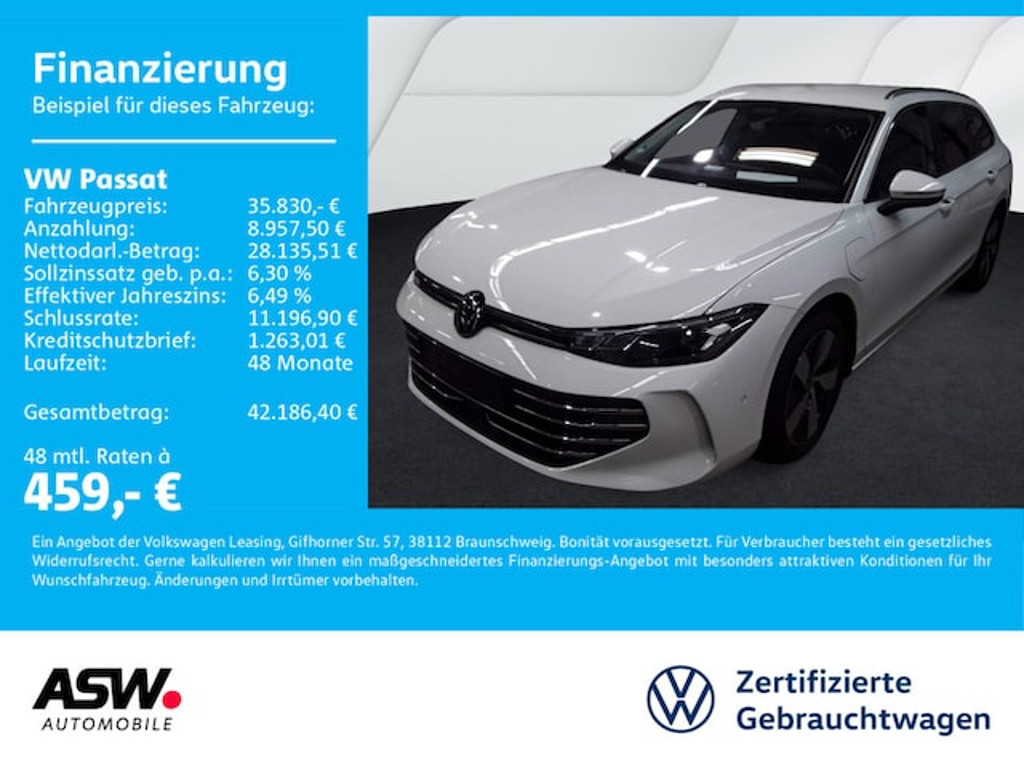 Volkswagen Passat 2025 Hybride Benzine