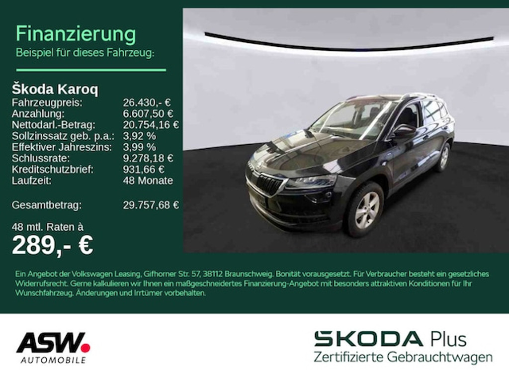 Skoda Karoq 2021 Benzine