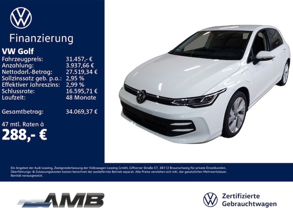 Volkswagen Golf 2025 Hybride Benzine