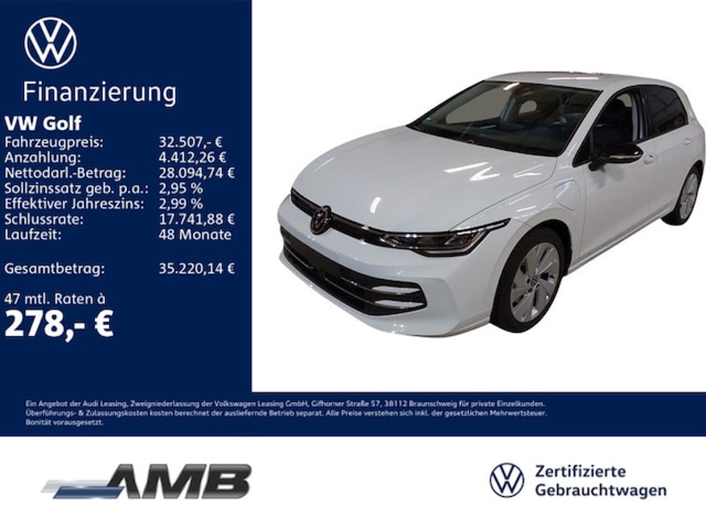 Volkswagen Golf 2025 Hybride Benzine