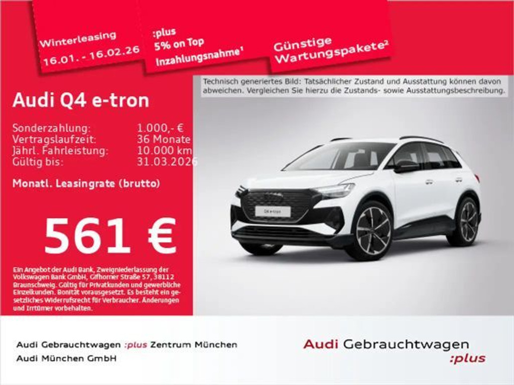 Audi Q4 e-tron 2025 Elektrisch