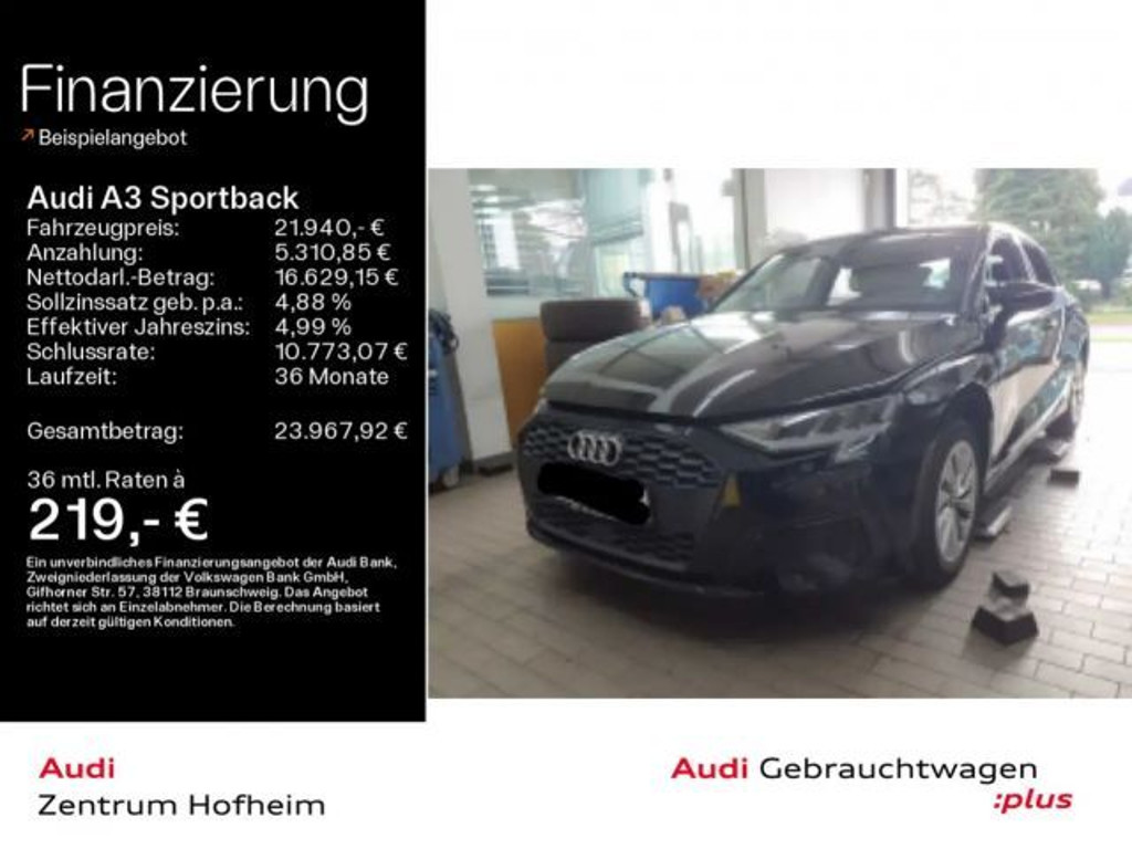 Audi A3 2022 Hybride Benzine