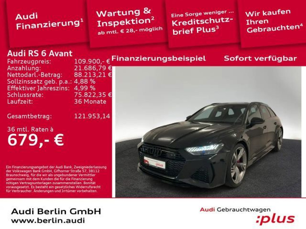 Audi RS6 2024 Benzine