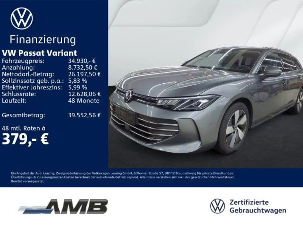 Volkswagen Passat 2025 Hybride Benzine