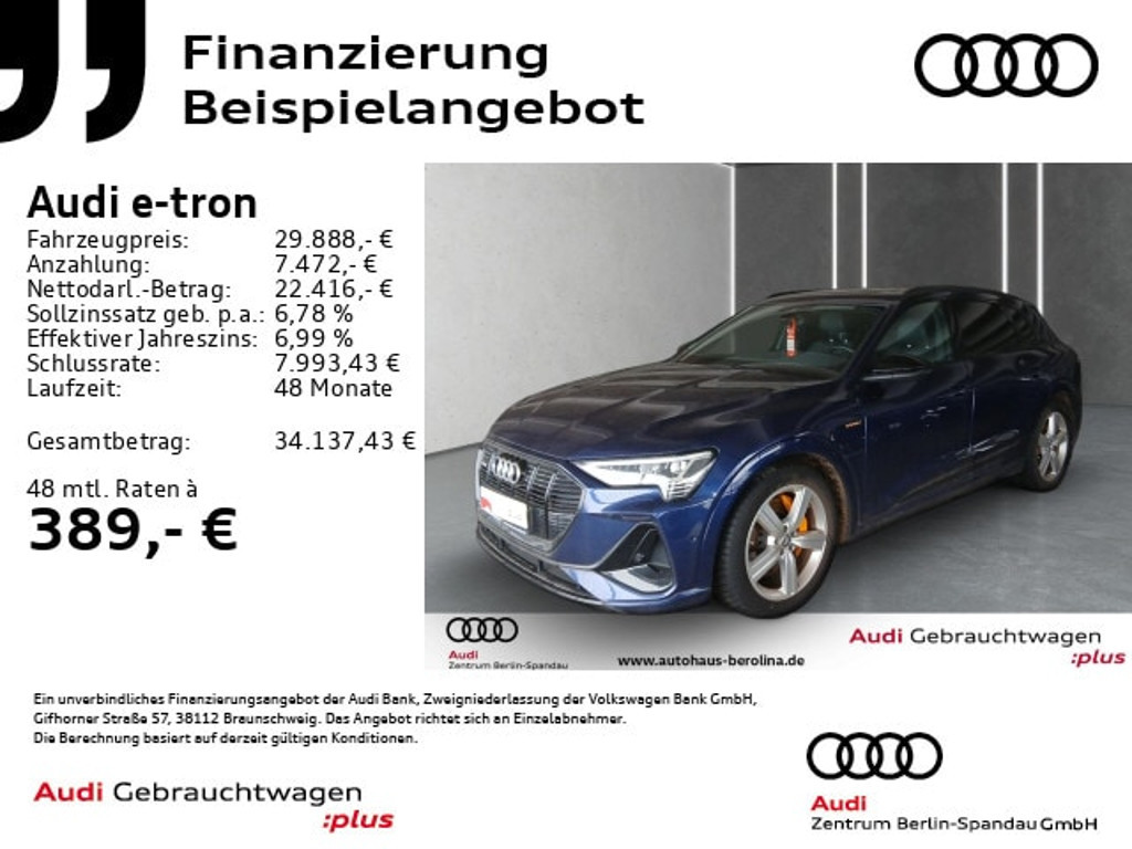 Audi e-tron 2021 Elektrisch