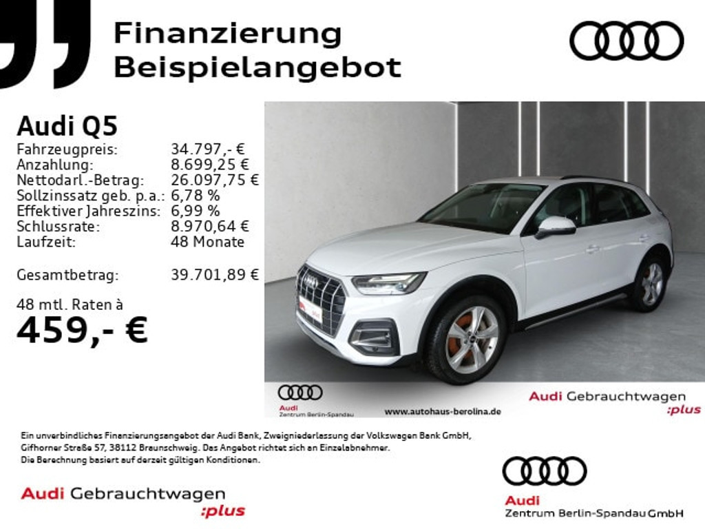 Audi Q5 2022 Hybride Benzine