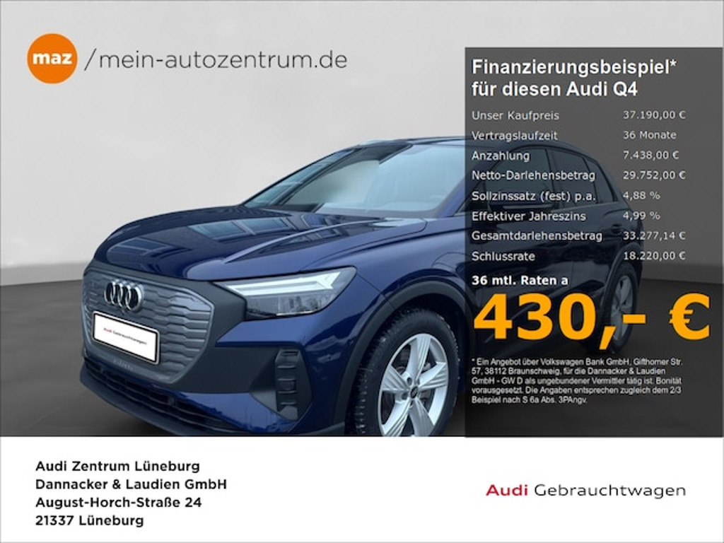 Audi Q4 e-tron 2022 Elektrisch