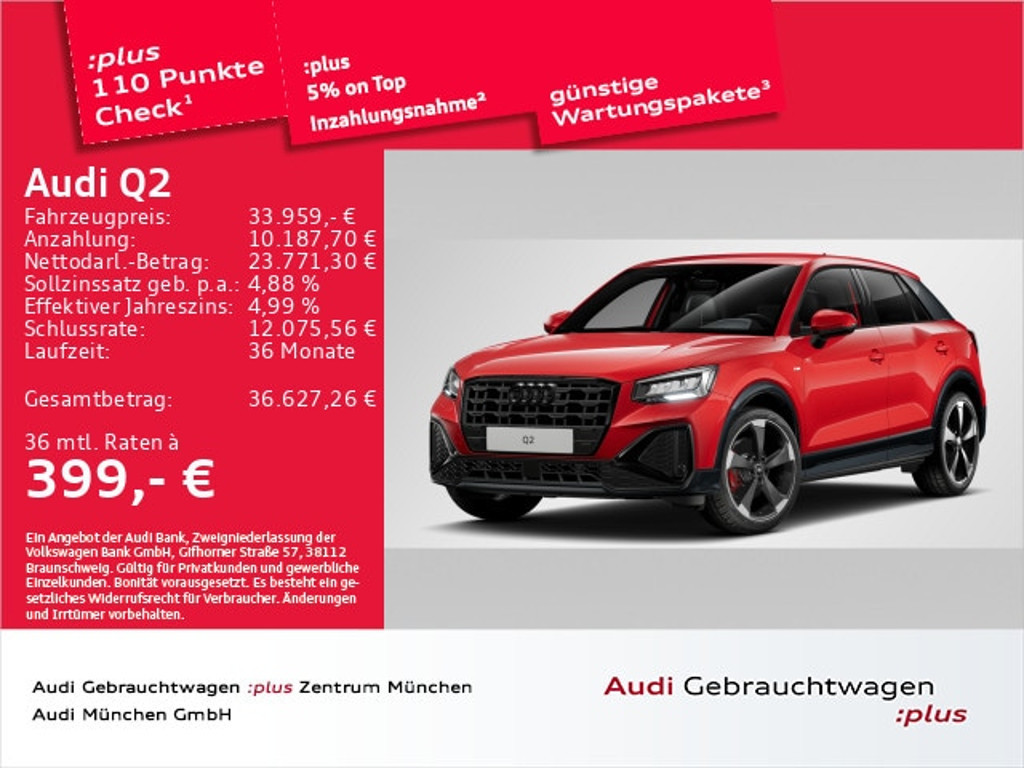 Audi Q2 2024 Benzine