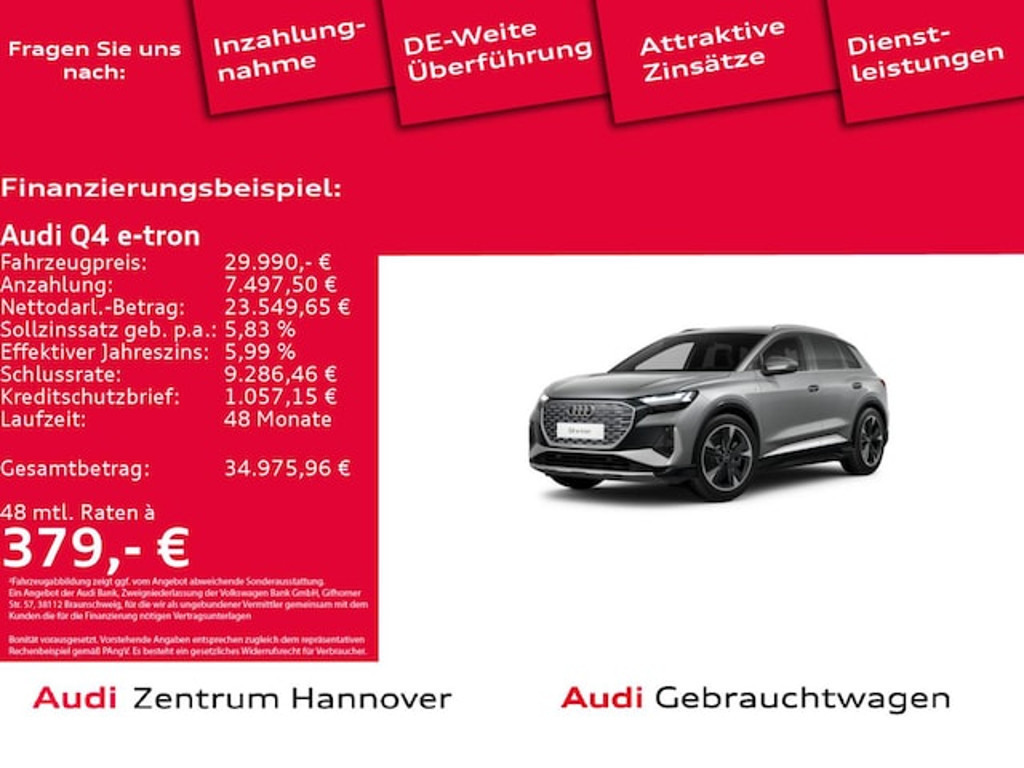 Audi Q4 e-tron 2022 Elektrisch