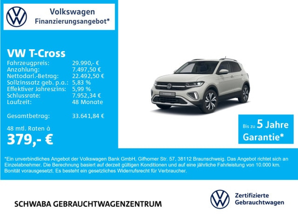 Volkswagen T-Cross 2025 Benzine