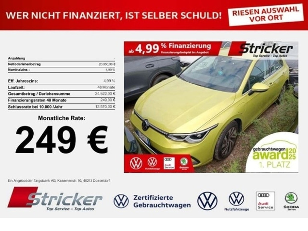 Volkswagen Golf 2021 Hybride Benzine