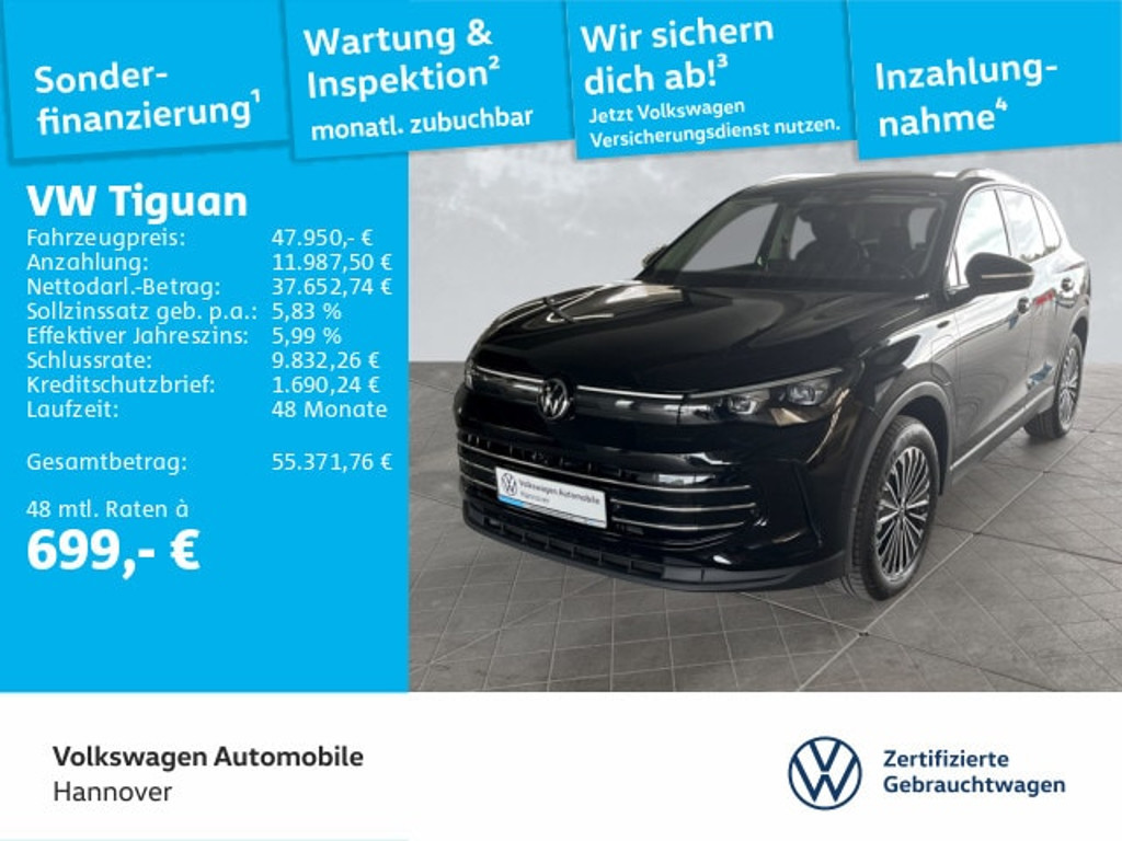 Volkswagen Tiguan 2025 Hybride Benzine