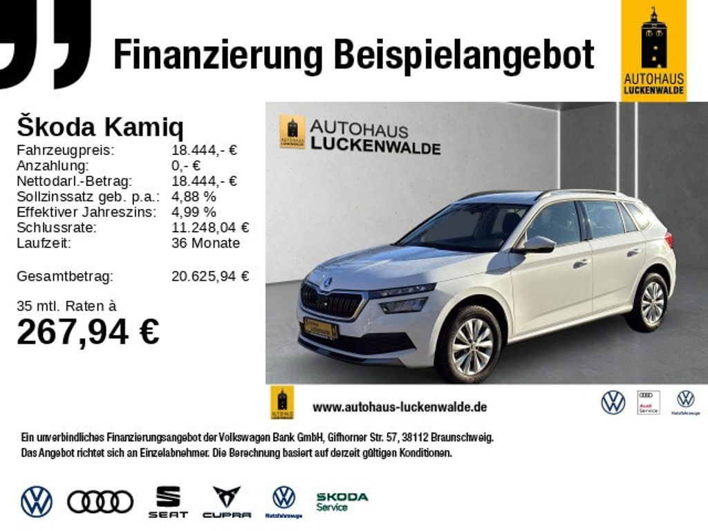 Skoda Kamiq 2022 Benzine