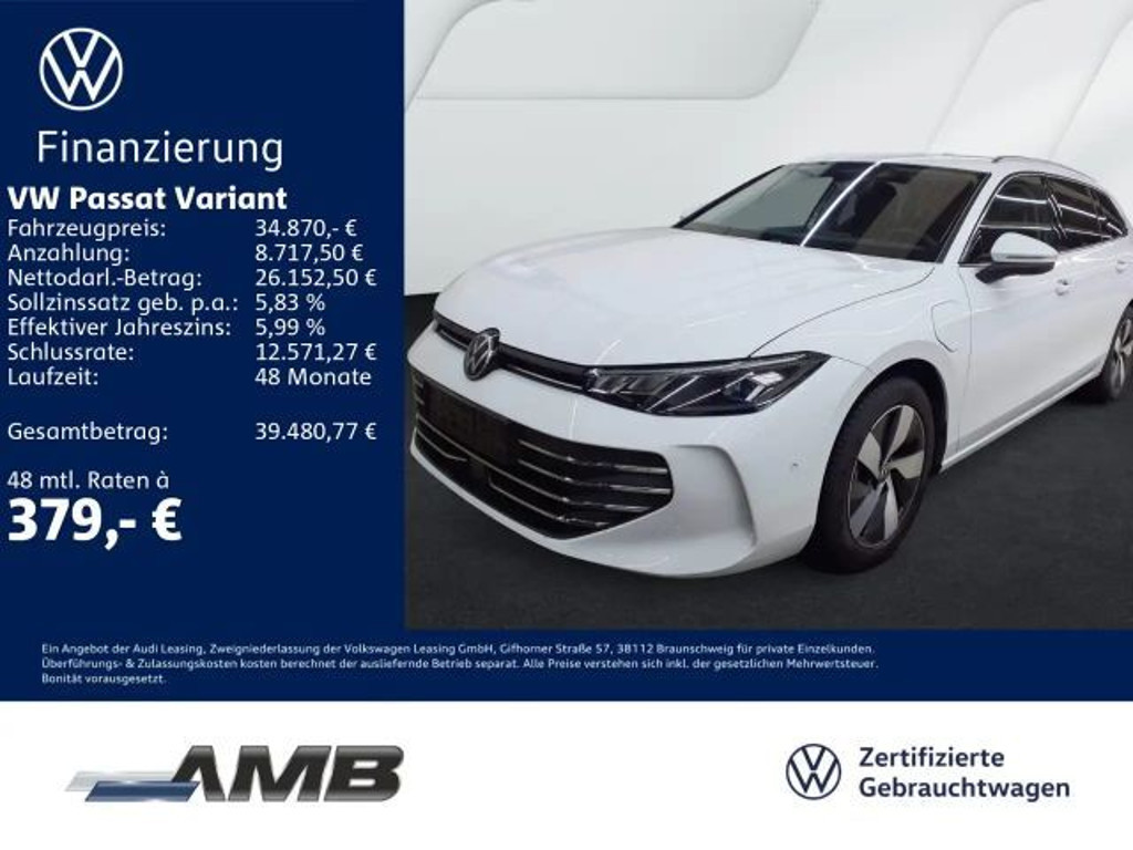 Volkswagen Passat 2025 Hybride Benzine