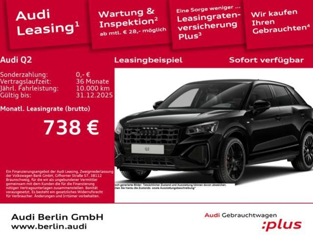 Audi Q2 2025 Benzine