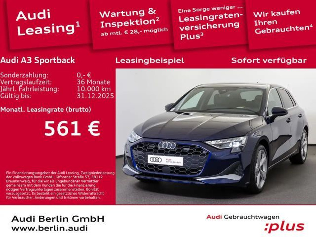 Audi A3 2025 Benzine